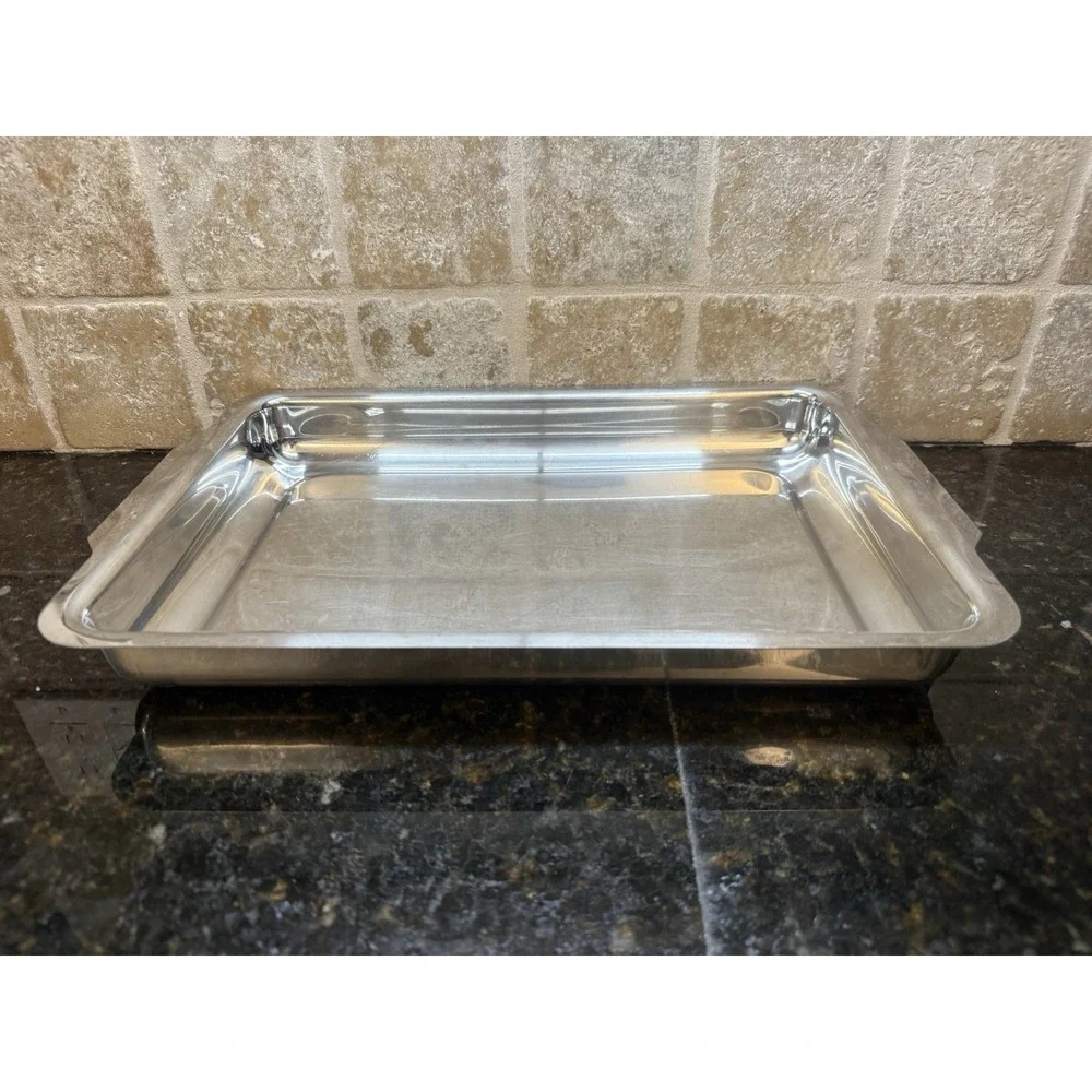 Guy Degrenne 18/10 Stainless Steel Cookware Baking Dish Pan Tray France 9x13x2